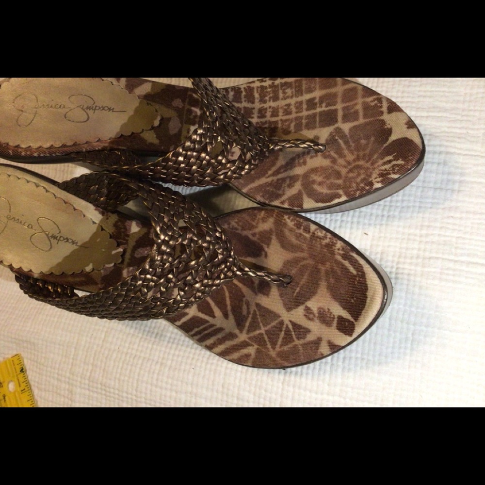 Jessica Simpson wedge sandals, size 8.5